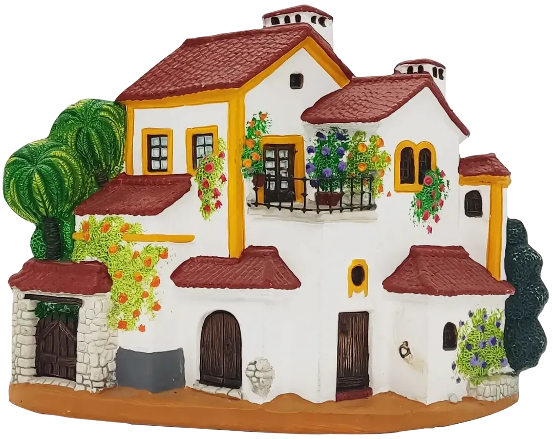 CERAMICA MARQUEZ Wanddekoration Spanisches Haus handgemacht aus Terrakotta - Bild 1