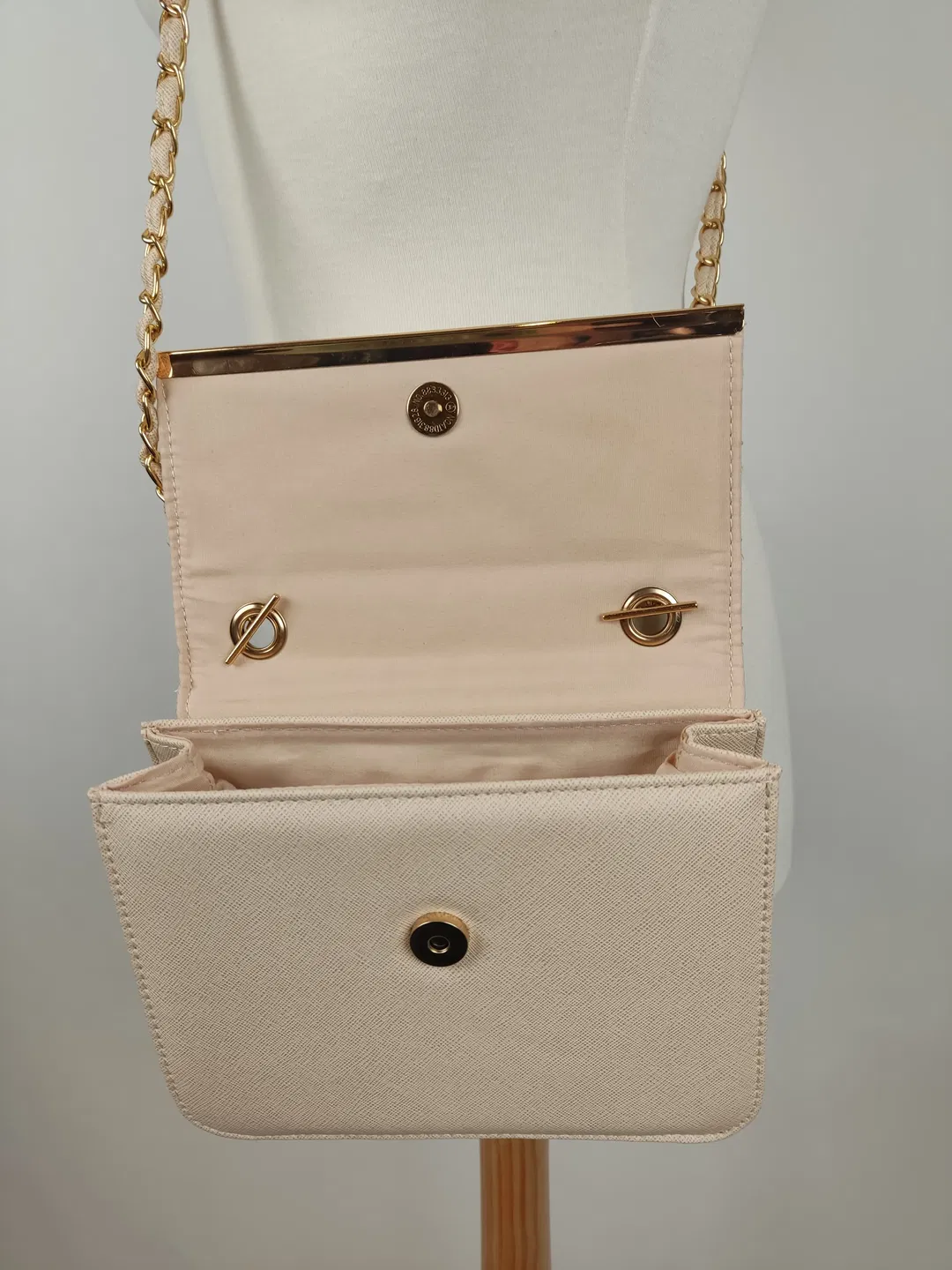 New Yorker Damen Handtasche klein beige - Bild 1