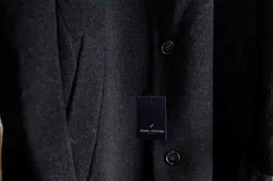 Winter Daniel Hechter Herren-Mantel, lang, dunkelgrau, Gr. 52, L-XL - Bild 4