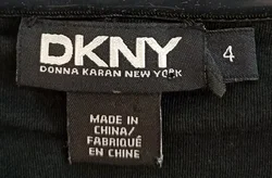 DKNY Damen Minikleid schwarz Gr. S - Bild 3