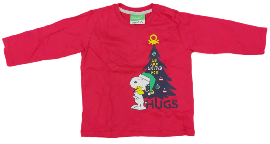 United Colors of Benetton Kindershirt rot Gr. 82 - Bild 1