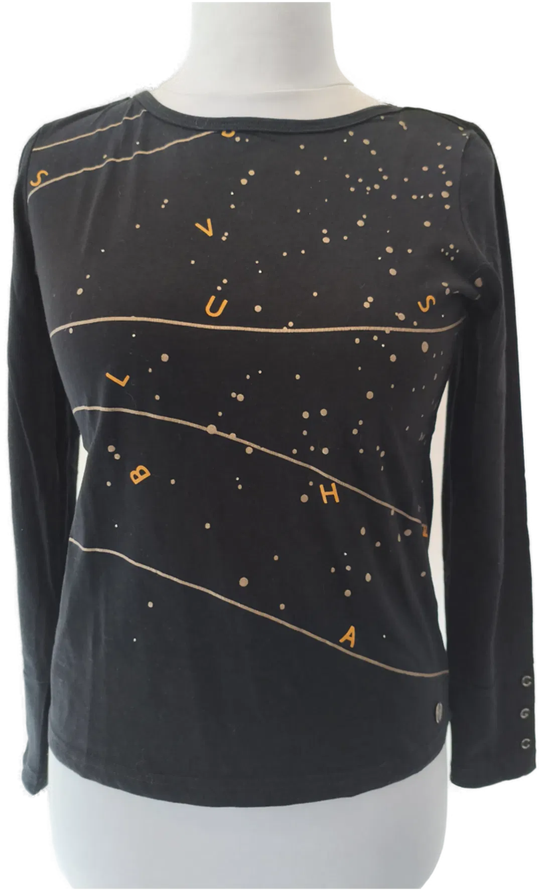 Langarmshirt Damen, Sa.hara, Gr. 36 - Bild 1