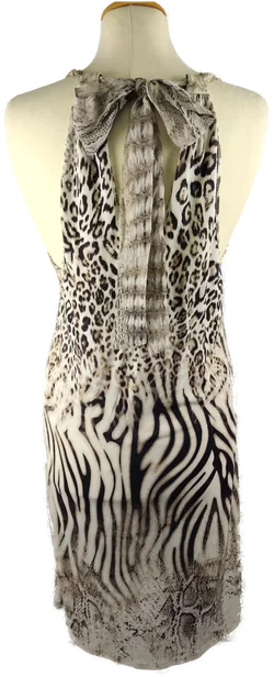 Midikleid Sonstige Animal Print | Sommerlicher Glamour – Vorschau 3