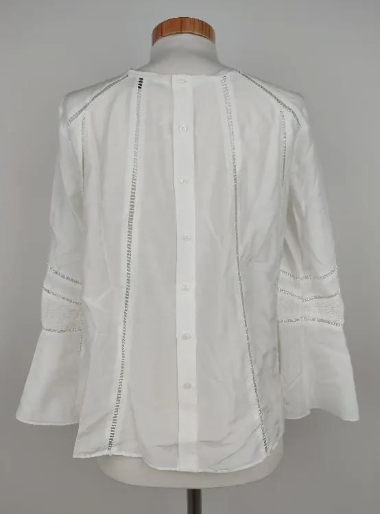 Maje Damen Bluse, weiß - Gr. S – Bild 3