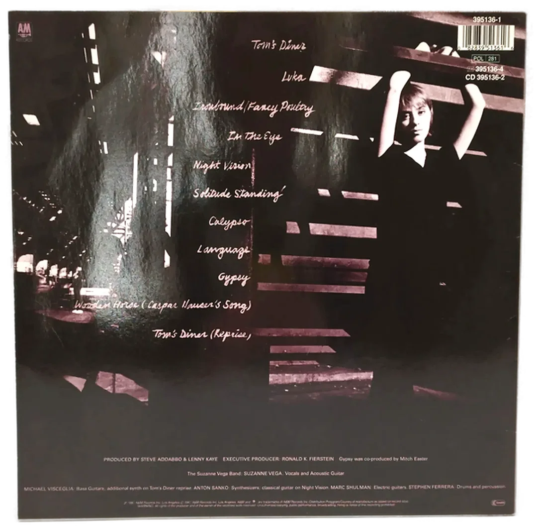 LP Suzanne Vega Solitude Standing (1987) | Singer-Songwriter-Perle – Bild 2