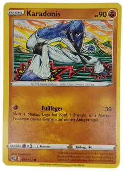  Pokémon Sammelkarte Karadonis Basis - Bild 1