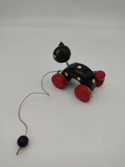 Kleine Katze - Vintage Nachziehspielzeug - Bild 5