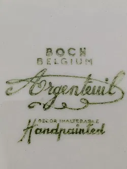 Boch Belgium Argenteuil Dessertteller 5 Stück Vintage - Bild 2