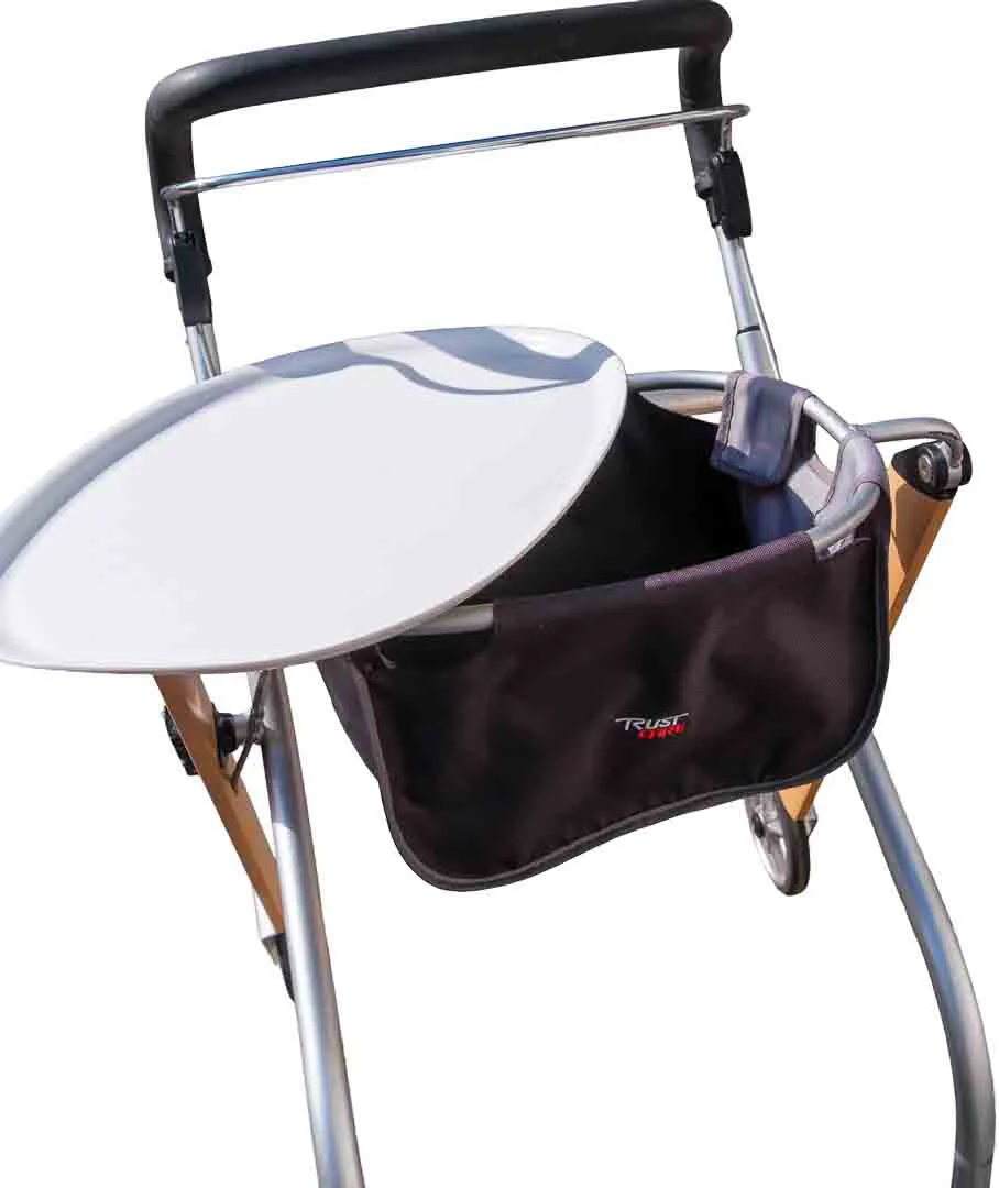 Trust Rollator zusammenklappbar mit Korb & Tablett – Bild 2