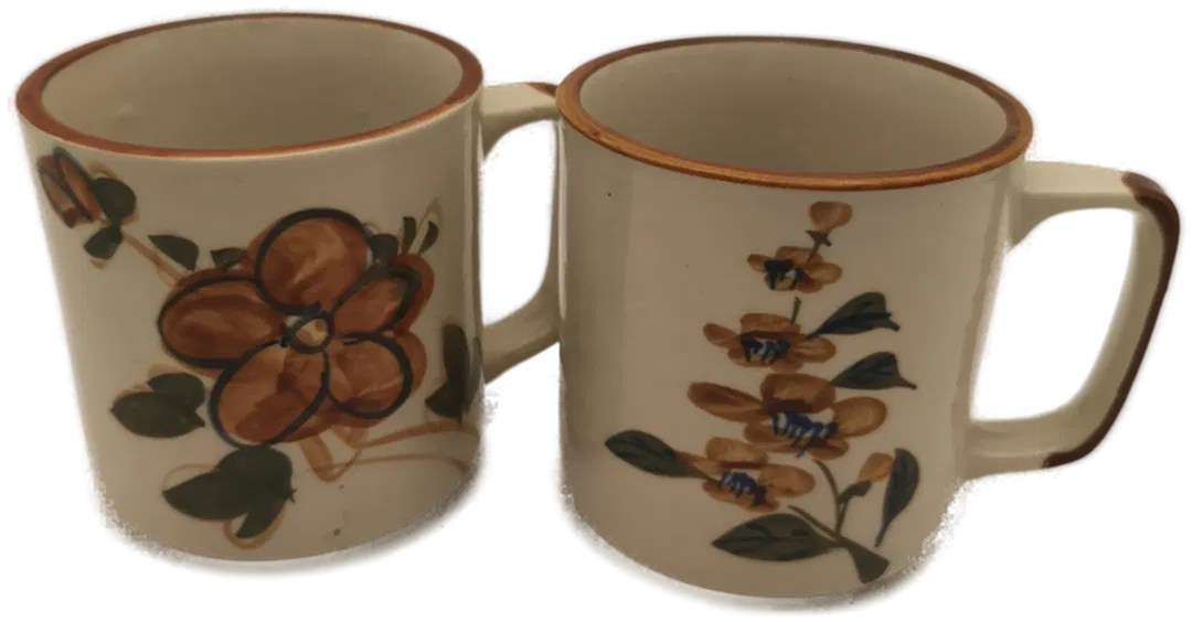 2 Kaffeetassen, Häferl, Landhaus - Bild 1