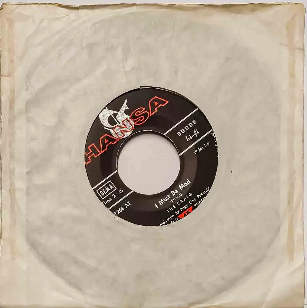 Jukebox Heroes: The Craig – „I Must Be Mad / Dancing Down In New Orleans“ 7