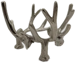 Glasschüssel mit Metallständer - Bild 2