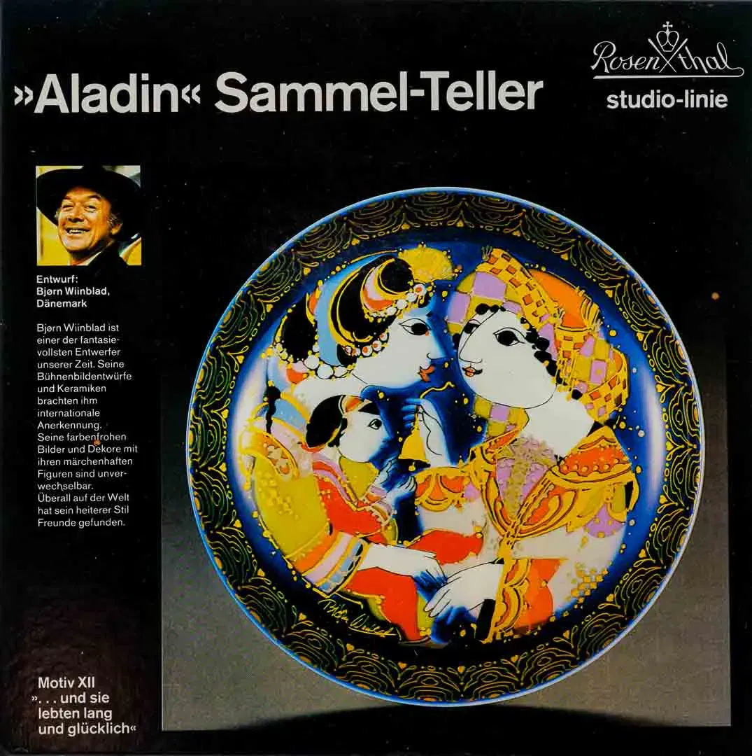 Rosenthal Aladin Sammel-Teller Bjørn Wiinblad – Studio-Linie - Bild 2