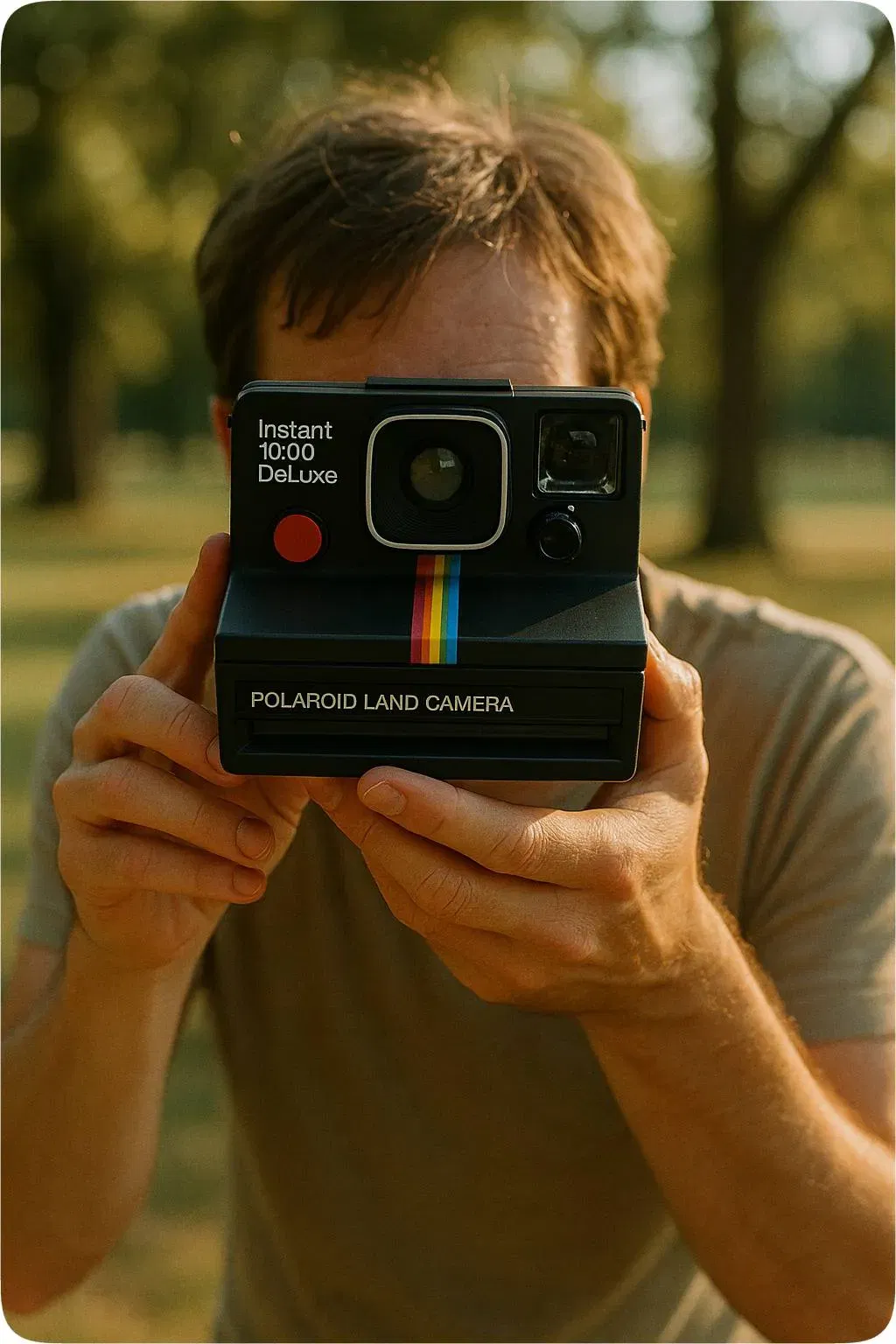 Polaroid Instant 1000 DeLuxe Land Camera mit Tasche - Bild 3