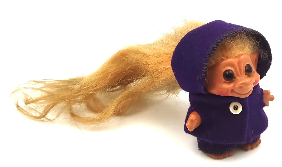 Vintage Dam Things Trollpuppe aus den 60er Jahren  - Bild 1