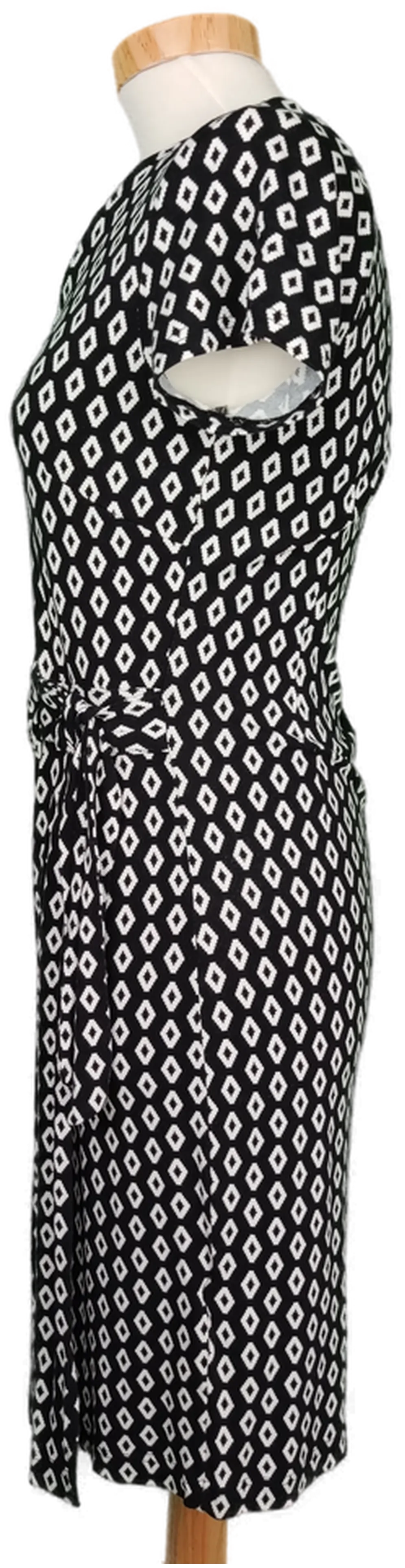 Tom Tailor Damen Kleid weiẞ/schwarz gemustert - S/36 – Bild 3