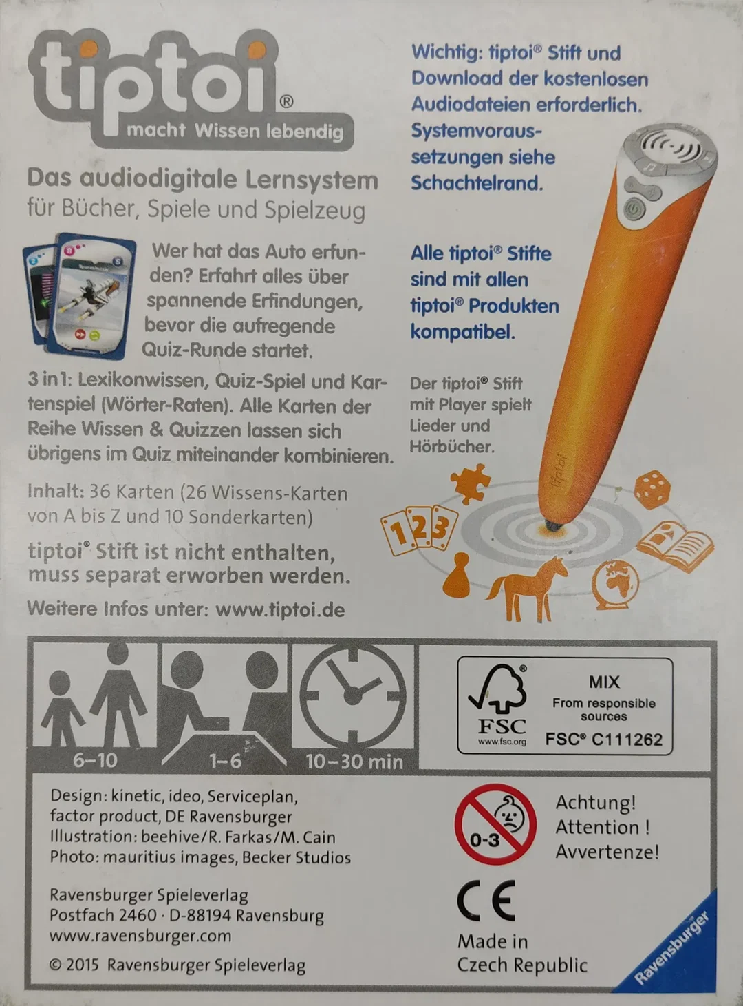 tiptoi® Wissen&Quizzen - Spannende Erfindungen von A-Z - Ravensburger – Bild 2