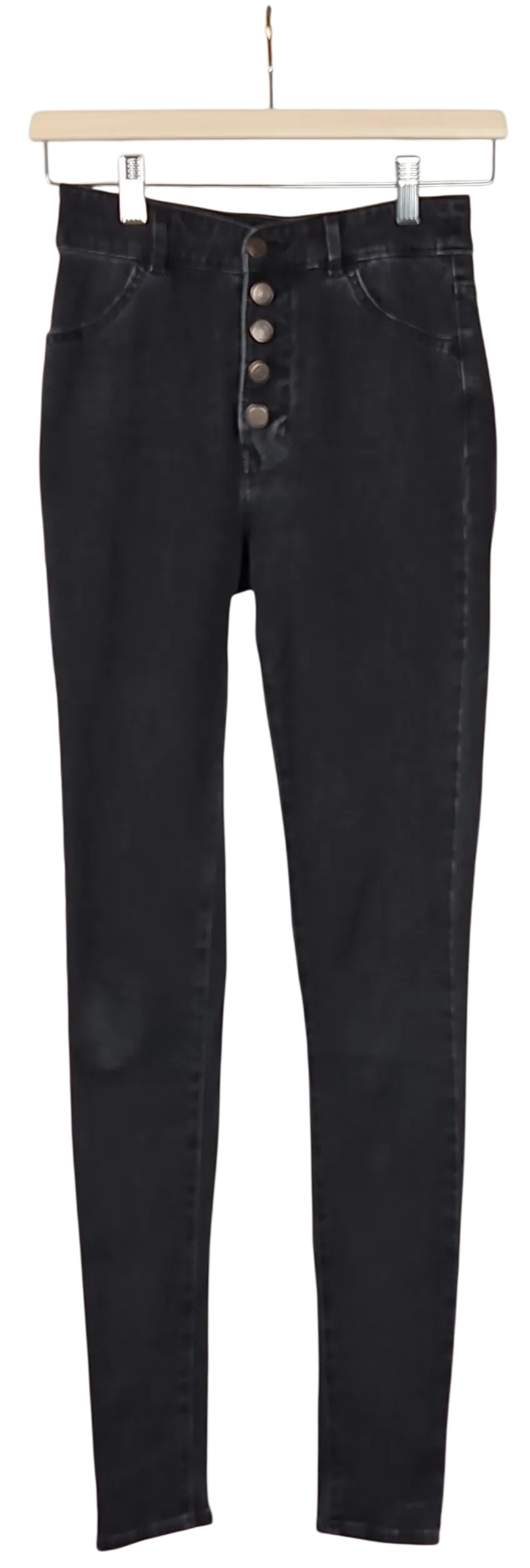 Levis Mile High Super Skinny Damen Jeans, schwarz - Gr. W26/L32 - Bild 1