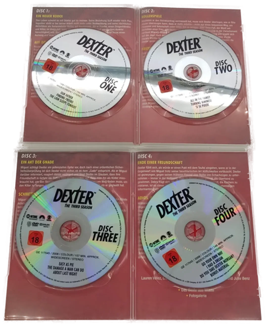 4 DVD's "Dexter" Die dritte Season  – Bild 2