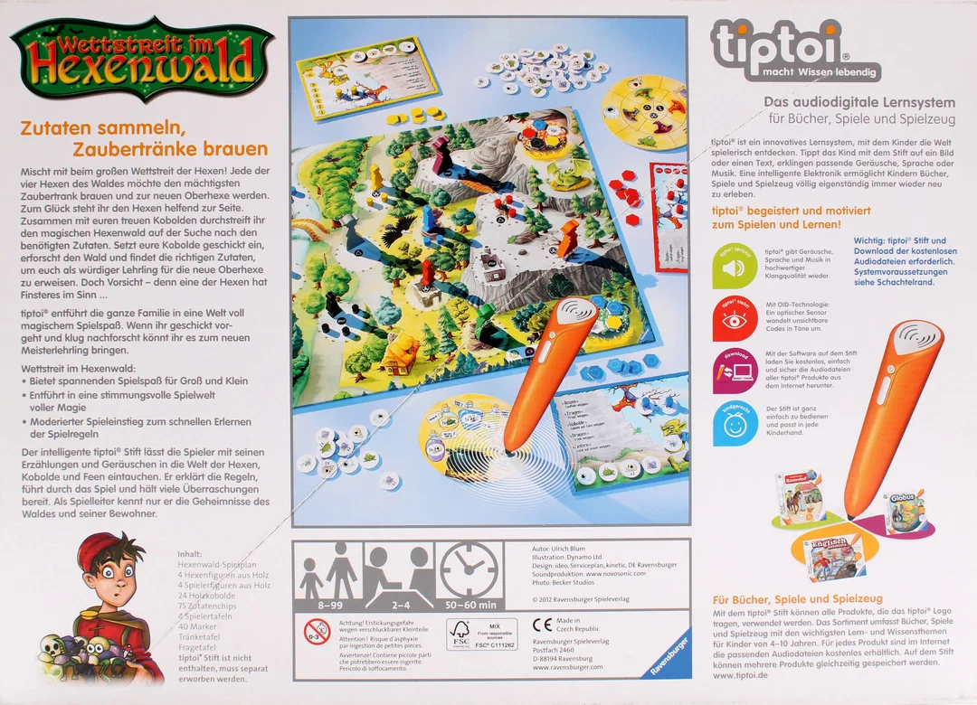 Tiptoi Wettstreit im Hexenwald von Ravensburger   – Familienspiel – Bild 3