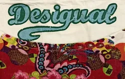 Desigual Damen T-Shirt mehrfarbig gemustert Gr. S - Bild 3