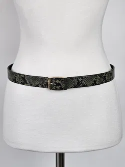 Damen Ledergürtel - Schlangenoptik - Länge ca. 100 cm - Bild 2