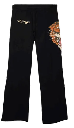 Ed Hardy Damen Jogginghose mit Logo schwarz Gr. XL - Bild 1