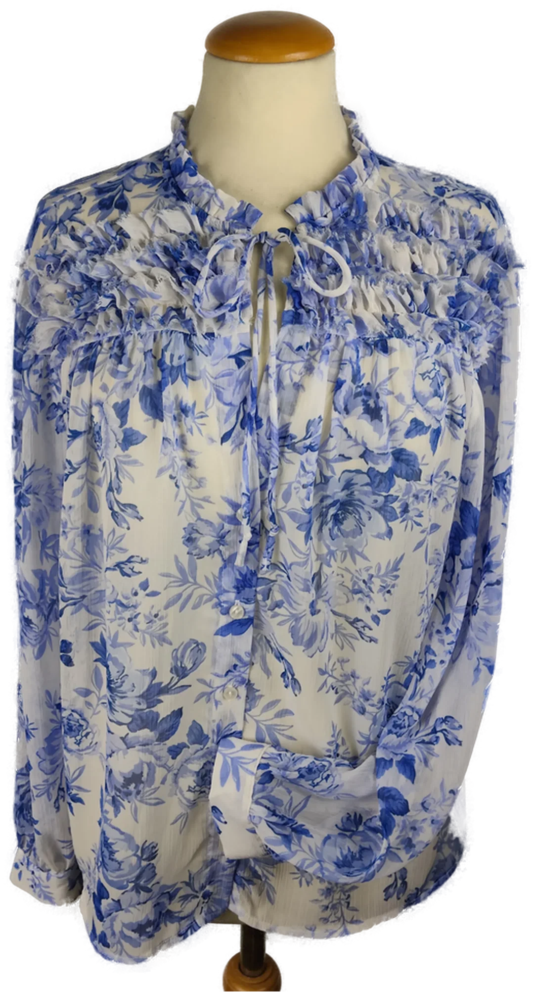 Zara Bluse Geblümt Polyester | Jeans-Begleiter - Bild 1