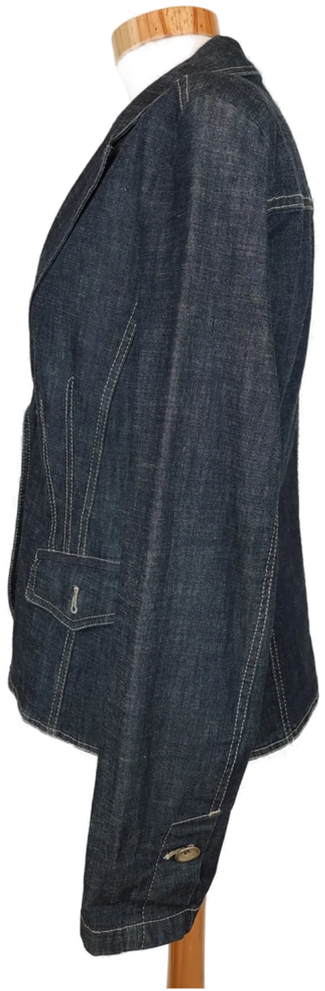 Gerry Weber Damen Blazer Denim grau/schwarz - S/36 – Bild 3