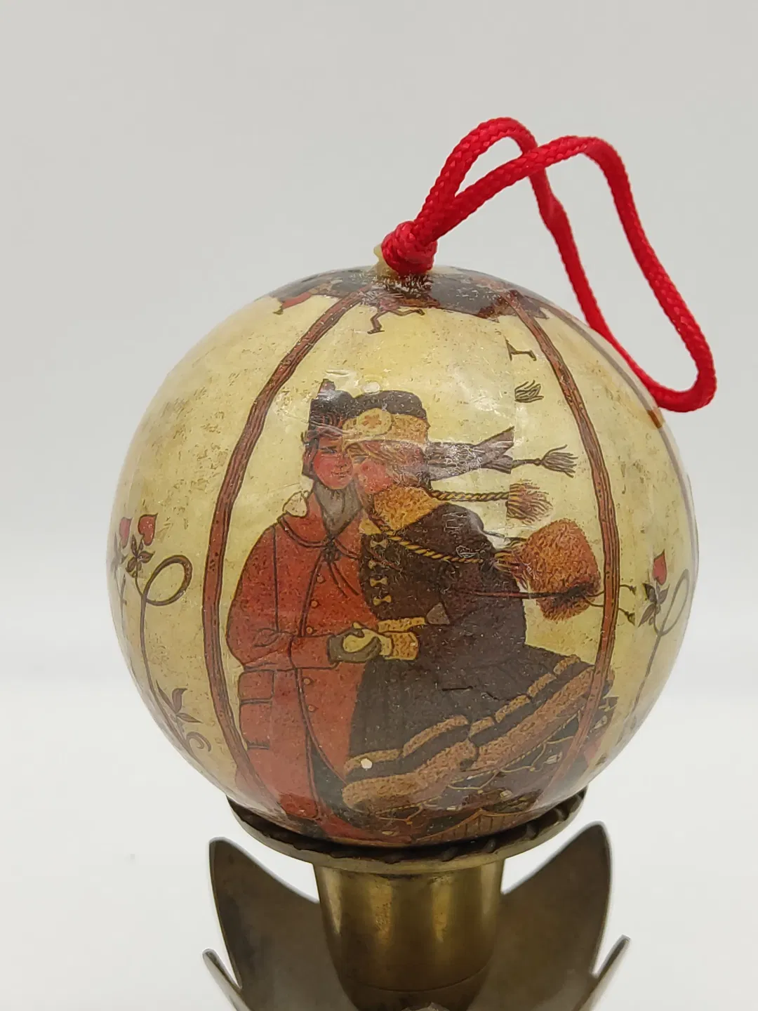 22 Stk. Old Fashioned Decoupage Weihnachtskugeln - Bild 1