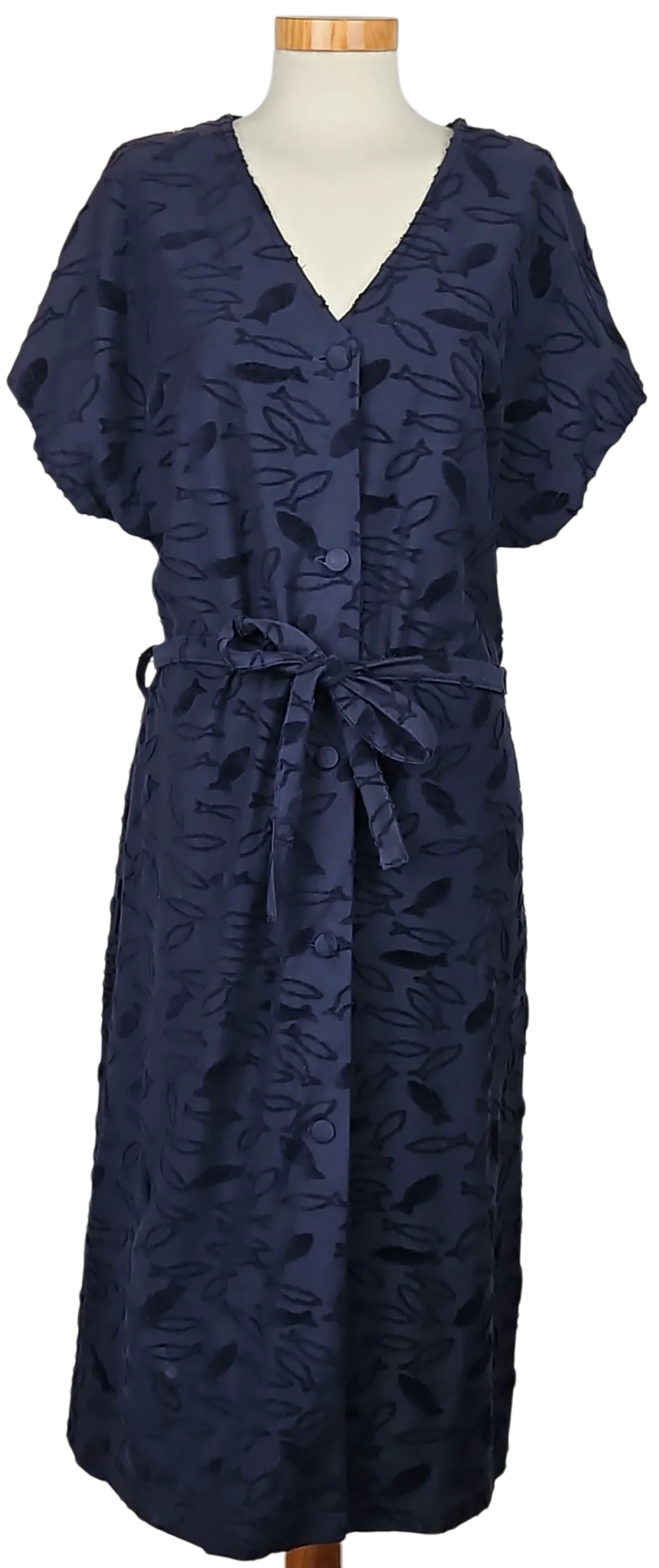 miss ulike Vintage Damen Maxikleid, blau - XXL  - Bild 4