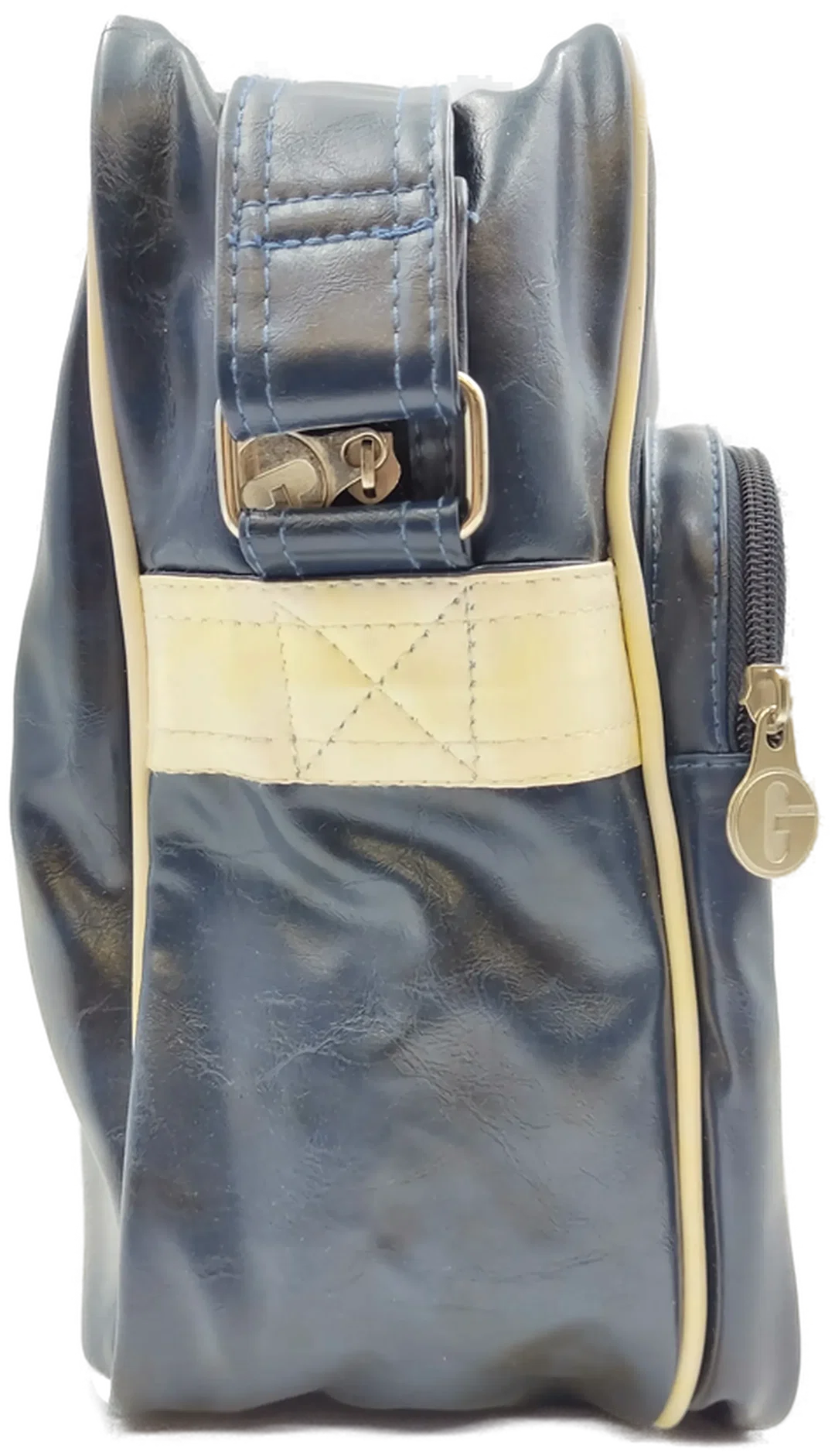 Gola Herren Retro Umhängetasche blau/weiß – Bild 7