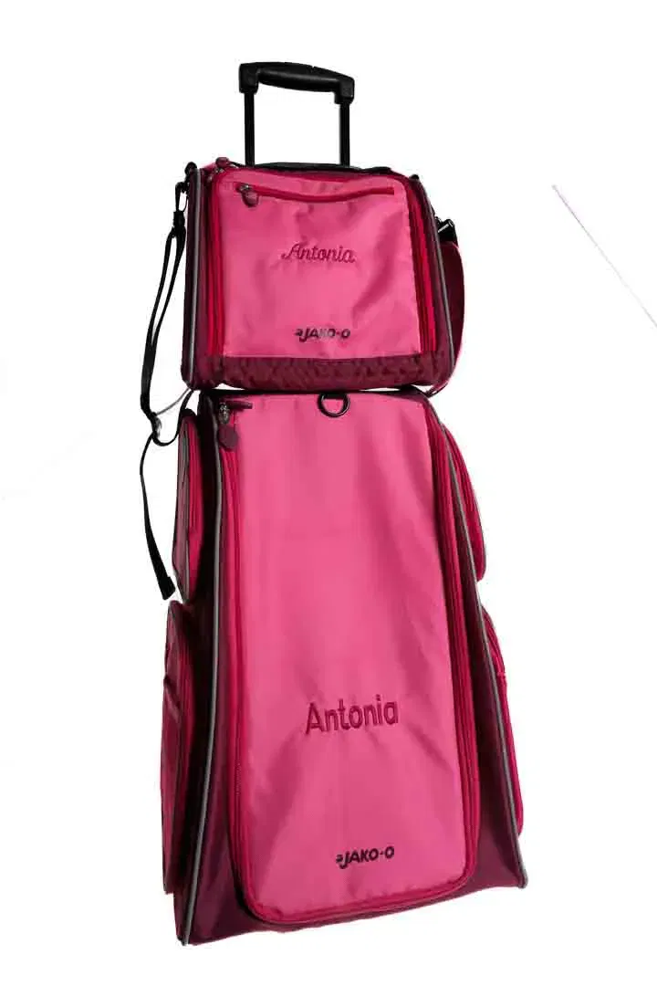 JAKO-O Kinder-Schranktrolley mit Tasche, rosa „Antonia“-Stickerei  - Bild 4