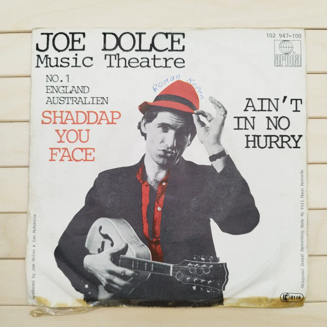 Joe Dolce Music Theatre, Shaddap you face, Vinyl Single  – Bild 1