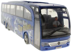 Dickie Mercedes-Benz Reisebus – „White Bird Vacations“ – ca. 30,5 cm – Blau - Bild 1
