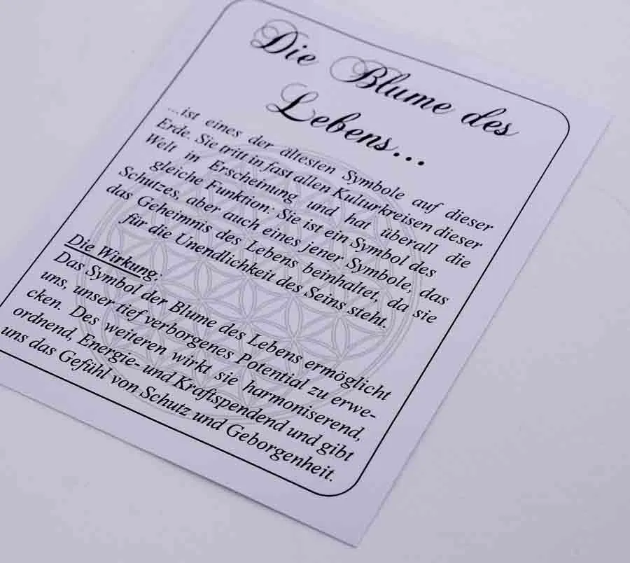 Die Blume des Lebens, 9,5cm – Bild 2
