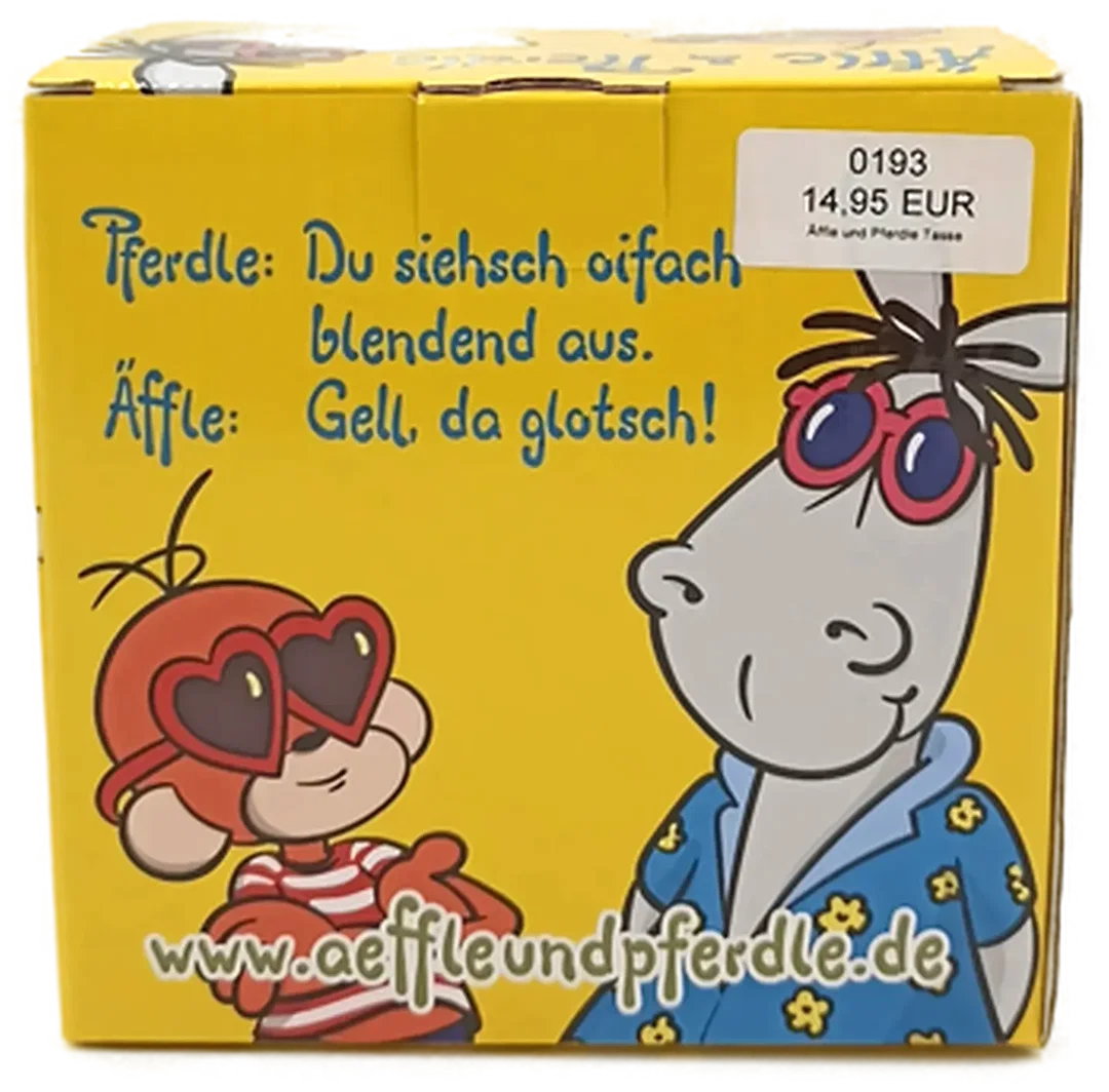 Kaffeebecher Äffle & Pferdle – Bild 3