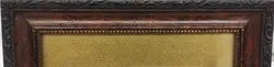 Schöner Alter Bilderrahmen mit Stoffbildniss Breite ca 28,5cm Höhe ca 29cm - Bild 4