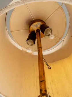 Vintage Stehlampe aus Messing 1950er Jahre - Bild 3