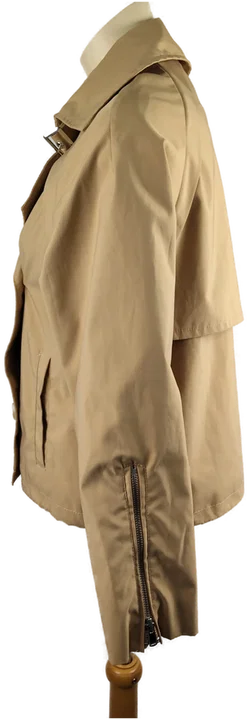 AMISU Damenjacke Beige, Klassischer Kragen | Casual-Chic – Vorschau 3