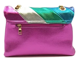 Metallic Regenbogentasche Damen  – Vorschau 3