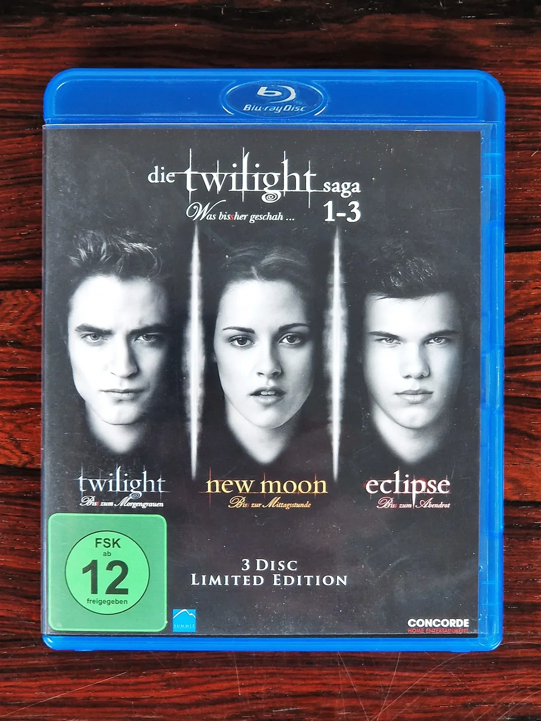Die Twilight Saga - Was bisher geschah 1-3 - Film - Blu-ray - 3-Disc Limited Edition – Bild 1