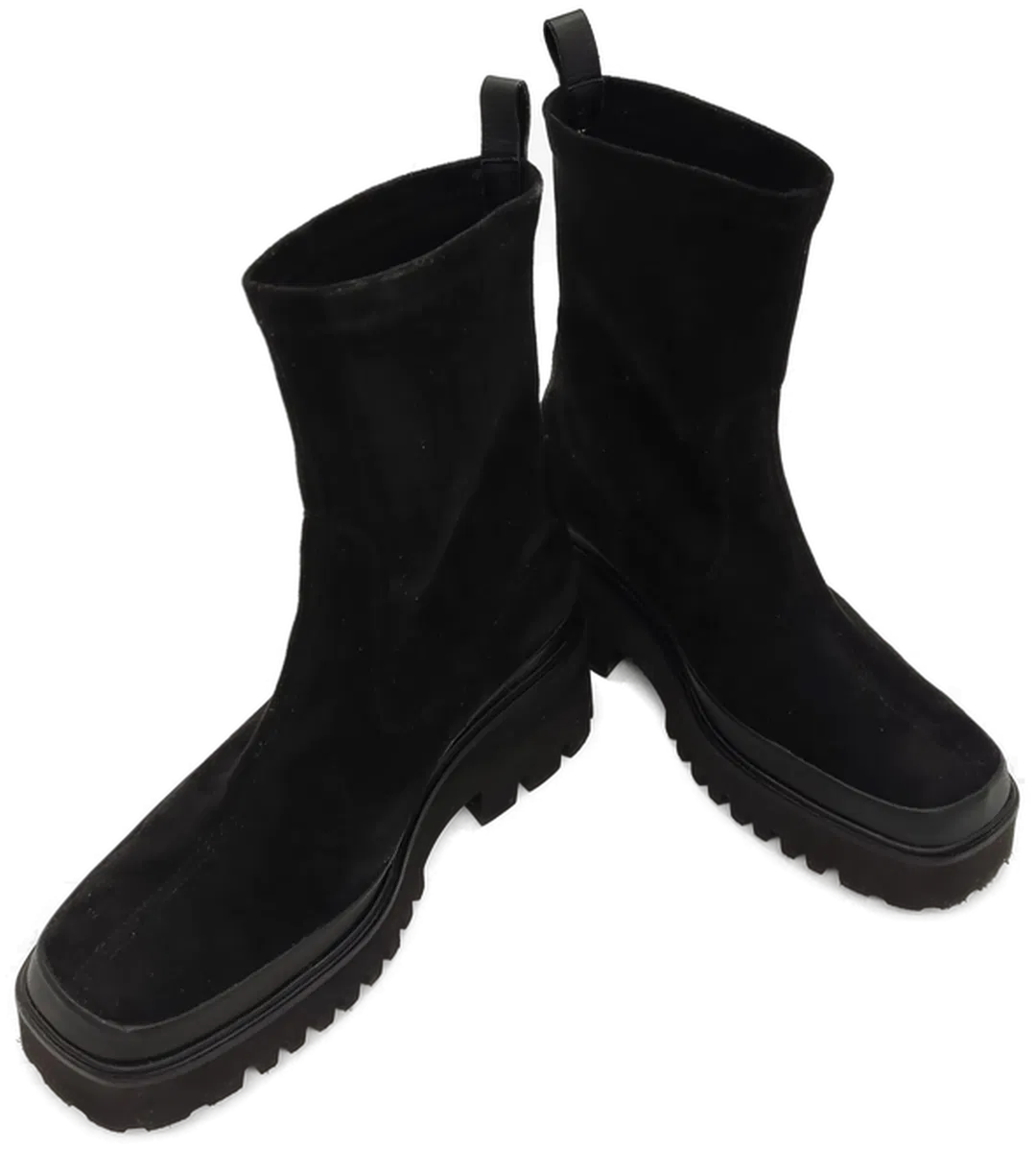 Pons Quintana Stiefelette Damen Schwarz Rauleder Gr: 38 - Bild 1