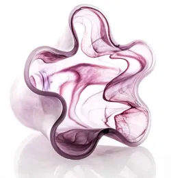 Mundgeblasene und Handbemalte Glasvase - Bild 3