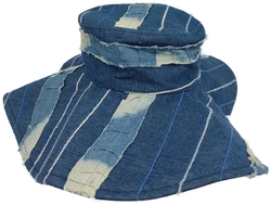 Damen Sonnenhut Jeans mit Muster- Kopfumfang 18cm - Bild 4