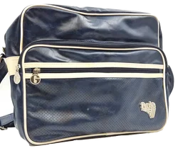 Gola Herren Retro Umhängetasche blau/weiß