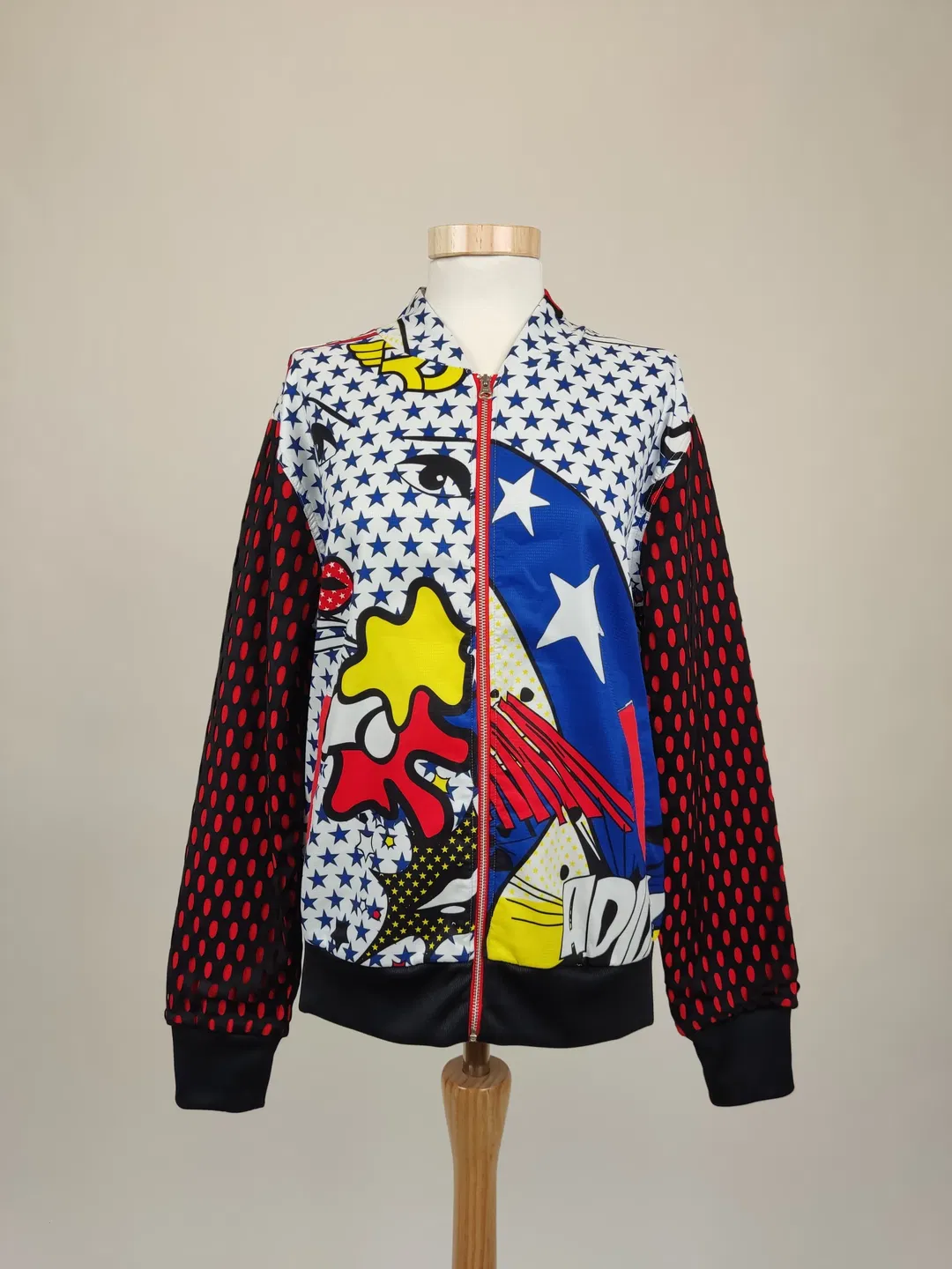 Adidas Damen Jacke mehrfarbig Gr. 40 - Bild 4