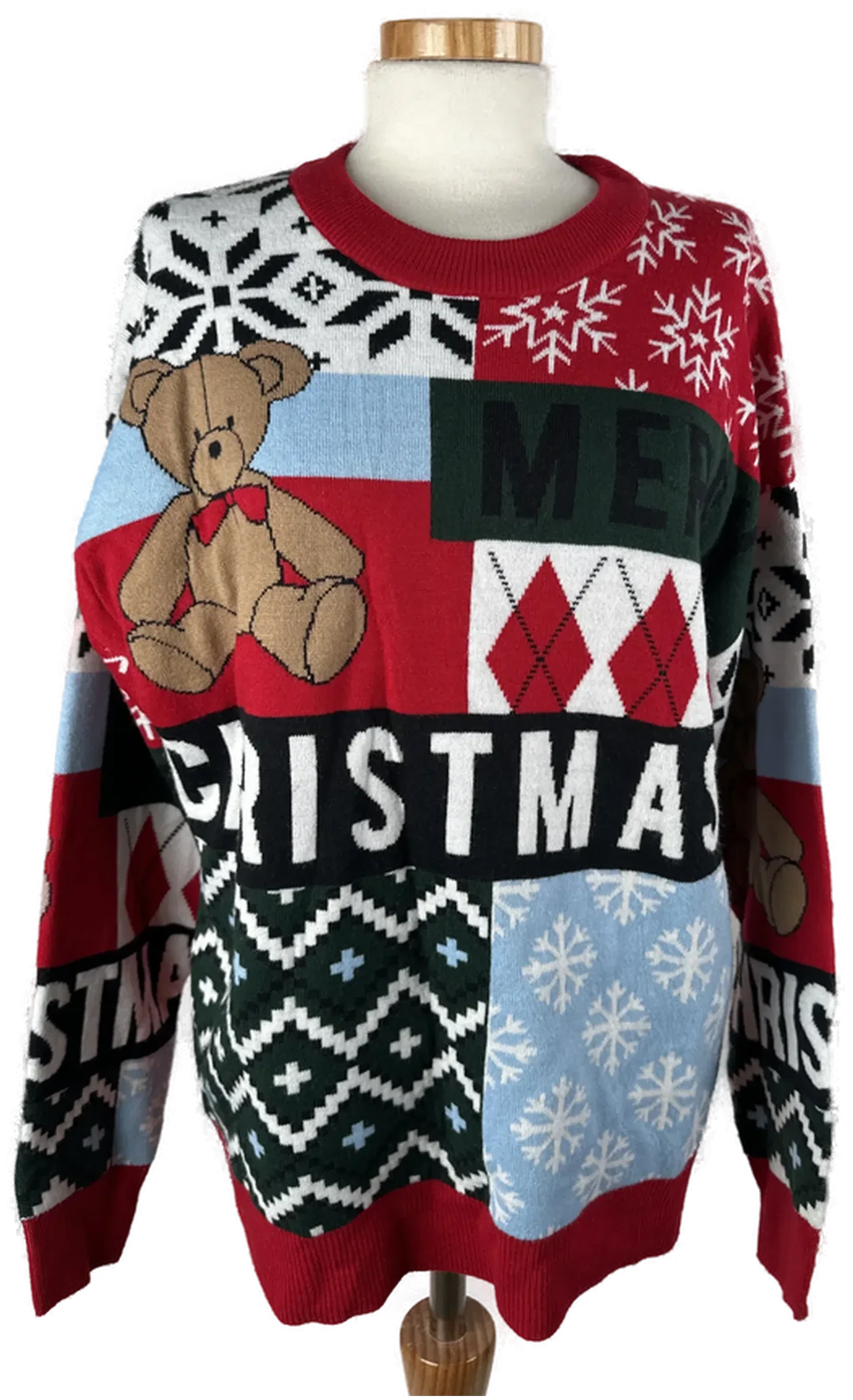 Tezenis Unisex-Weihnachtspullover - Gr. M – Bild 1