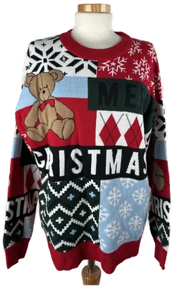 Tezenis Unisex-Weihnachtspullover - Gr. M