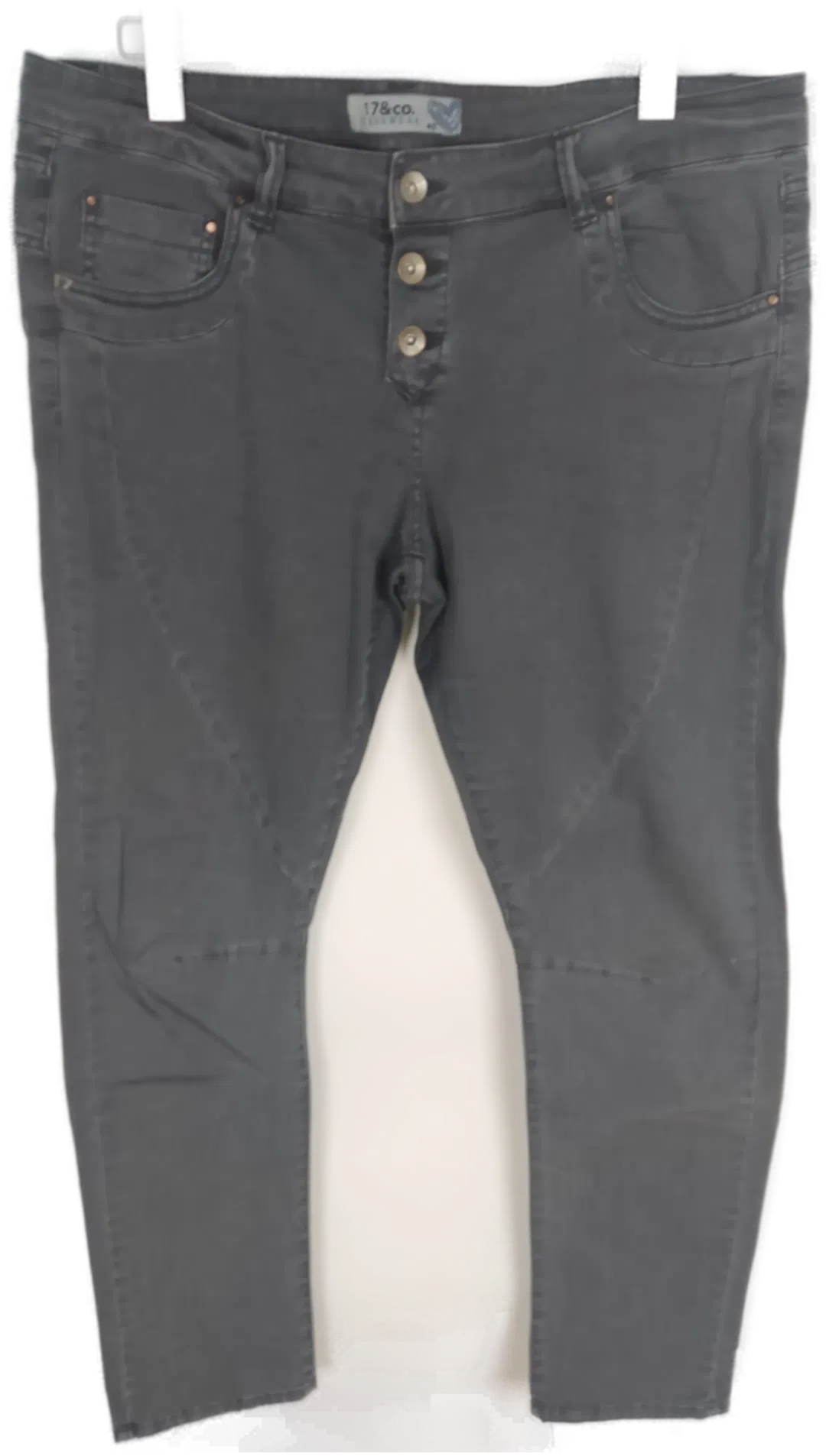 Brand Heritage 17&Co. Damen Stretch-Jeans, dunkelgrau, Größe 40 - Bild 1